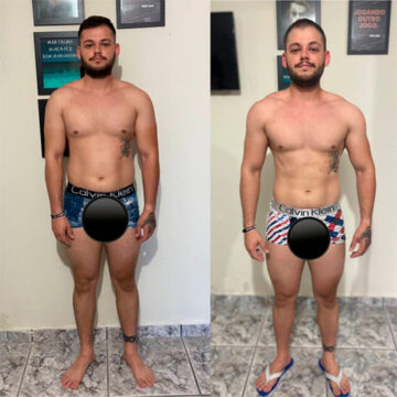 Resultado Antes e Depois - Protocolo 8w