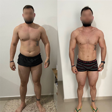 Resultado Antes e Depois - Protocolo 8w